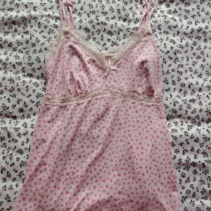 Laura Ashley Pink Heart Chemise